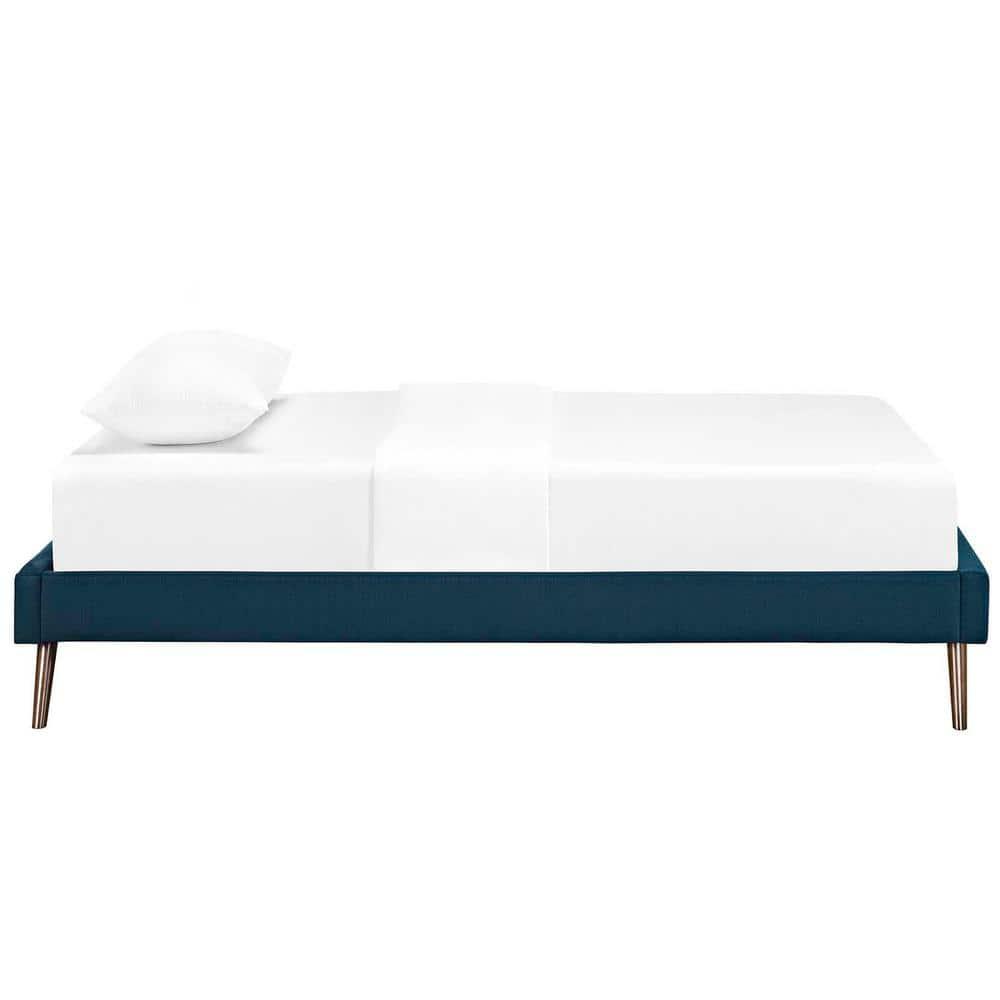 Modway Loryn Twin Fabric Bed Frame with Round Splayed Legs