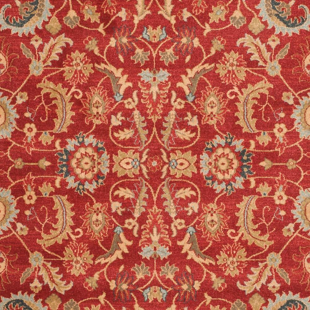 Mahal MAH699 Power Loomed Indoor Area Rug - Red/Natural - 6'7"x9'2" - Safavieh.