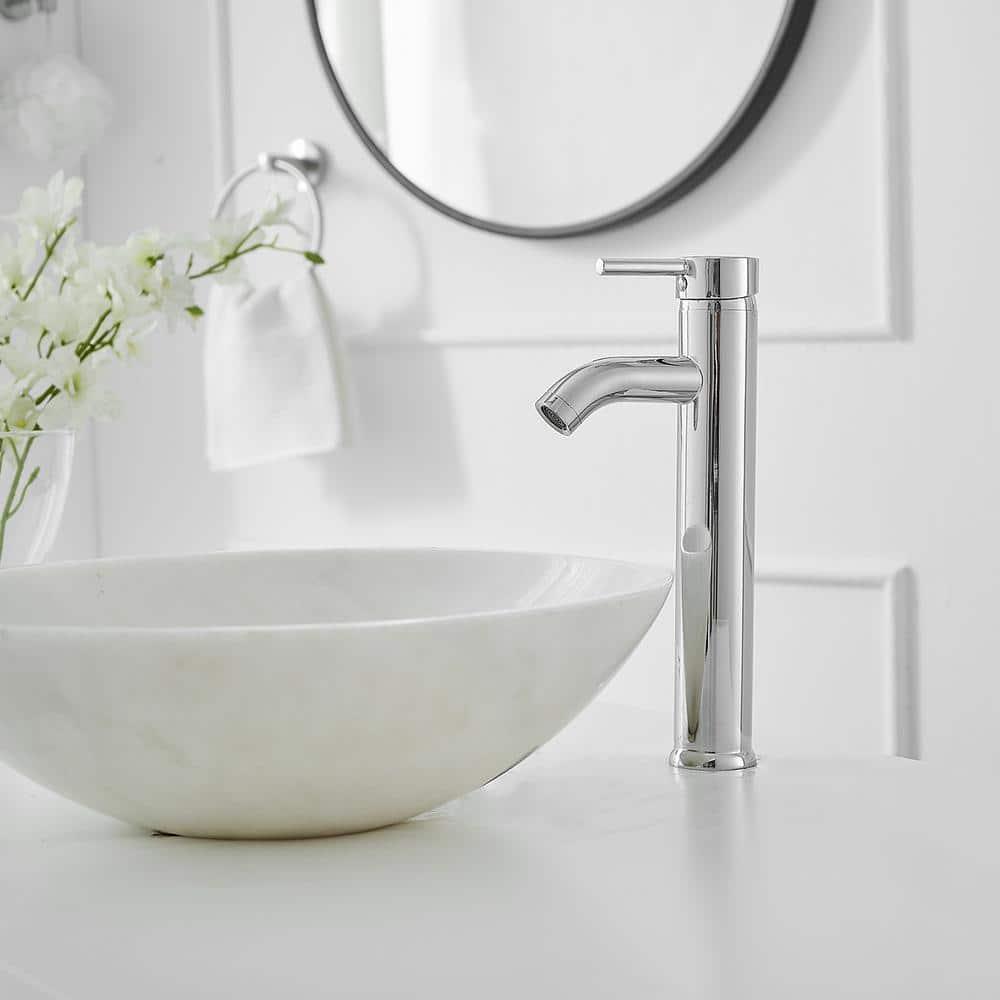 Vessel Sink Faucet Single-handle Bathroom Faucet with Drain Assembly
