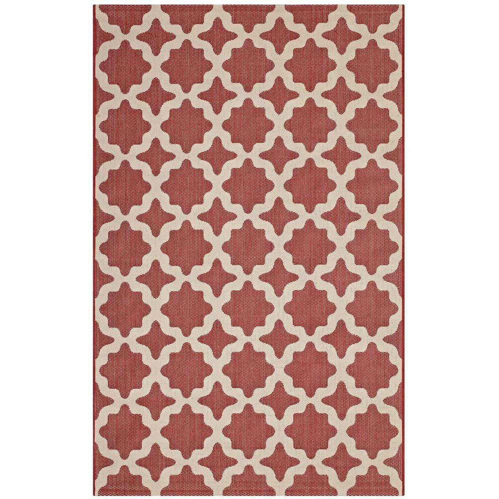 Modway Cerelia Moroccan Trellis Indoor and Outdoor Area Rug