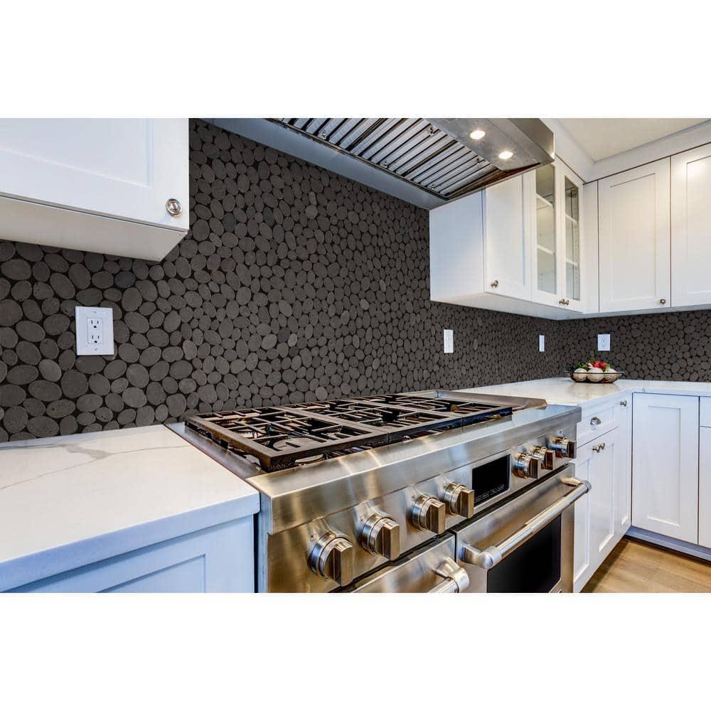 Cruz Bay Studio Natural Stone Pebbles Mosaic Wall & Floor Tile & Reviews | Wayfair