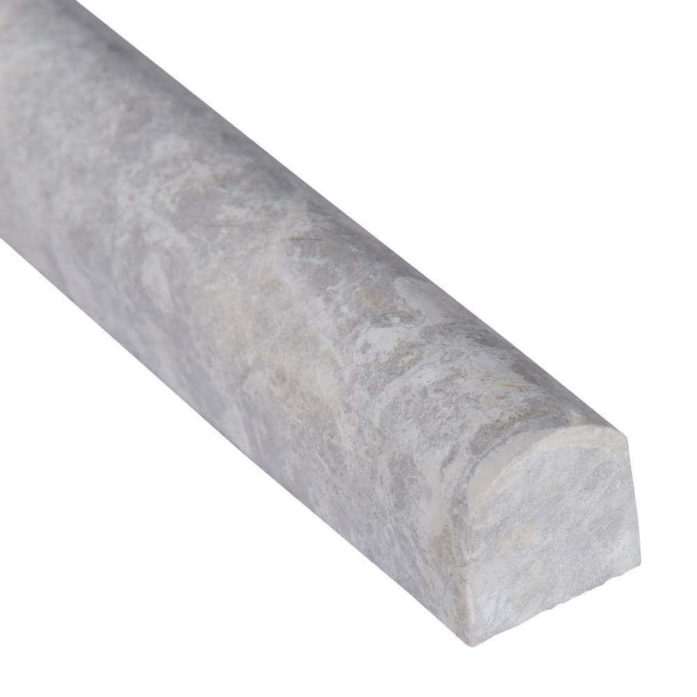 12'' L x 0.75'' W Porcelain Bullnose Tile Trim