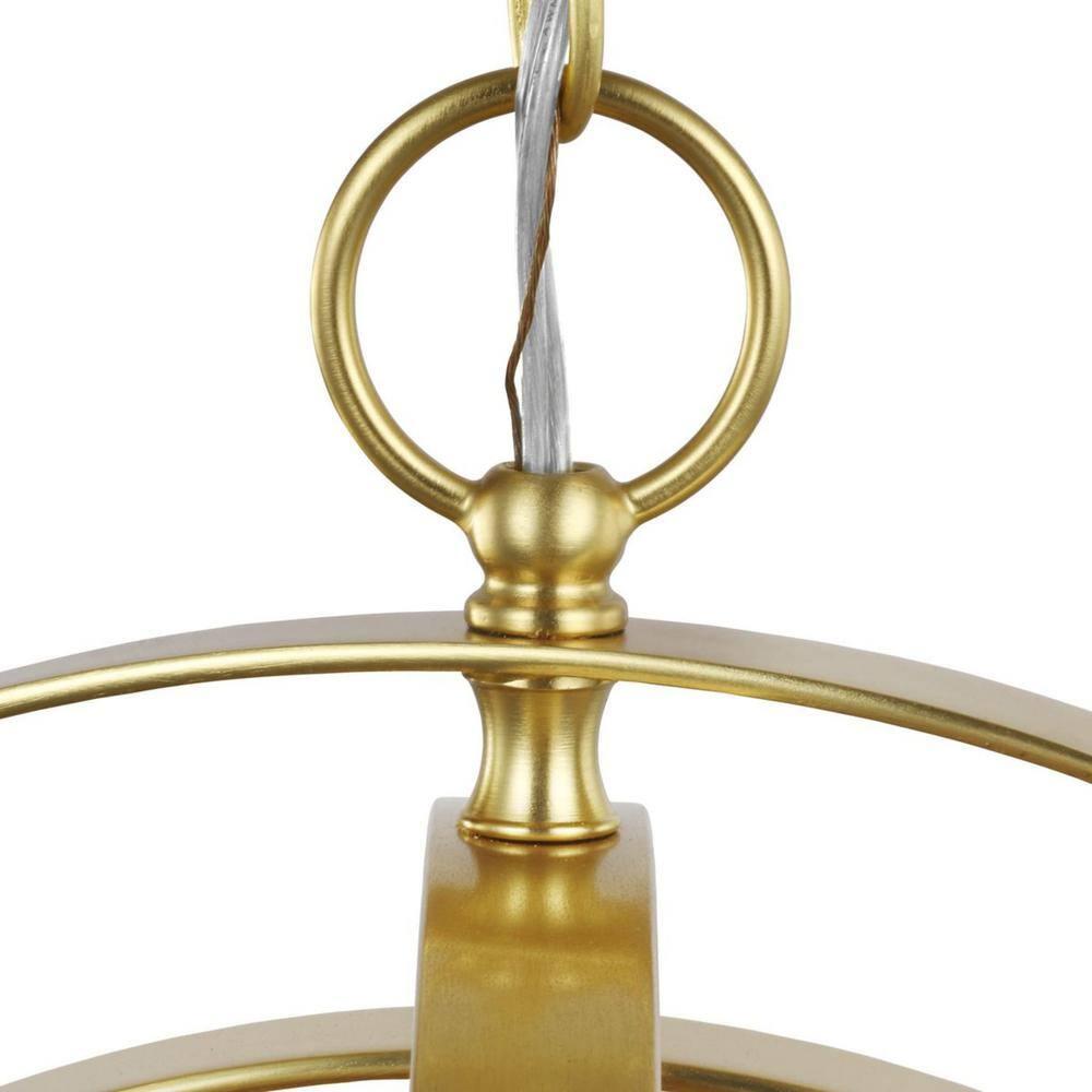 P3827-12-Progress Lighting-Equinox - 4 Light in Luxe and New Traditional and Transitional style - 16 Inches wide by 18.38 Inches high-Satin Brass