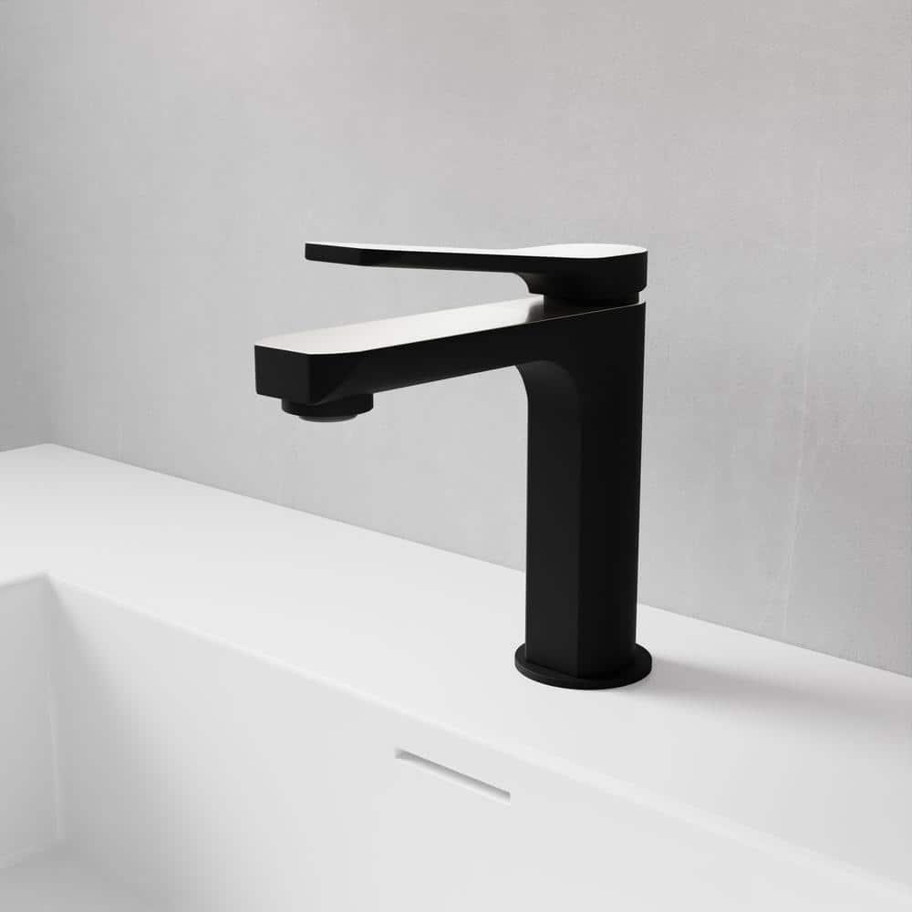 ANZZI L-AZ900MB-BN Single-Hole Single-handle Bathroom Faucet with Drain Assembly