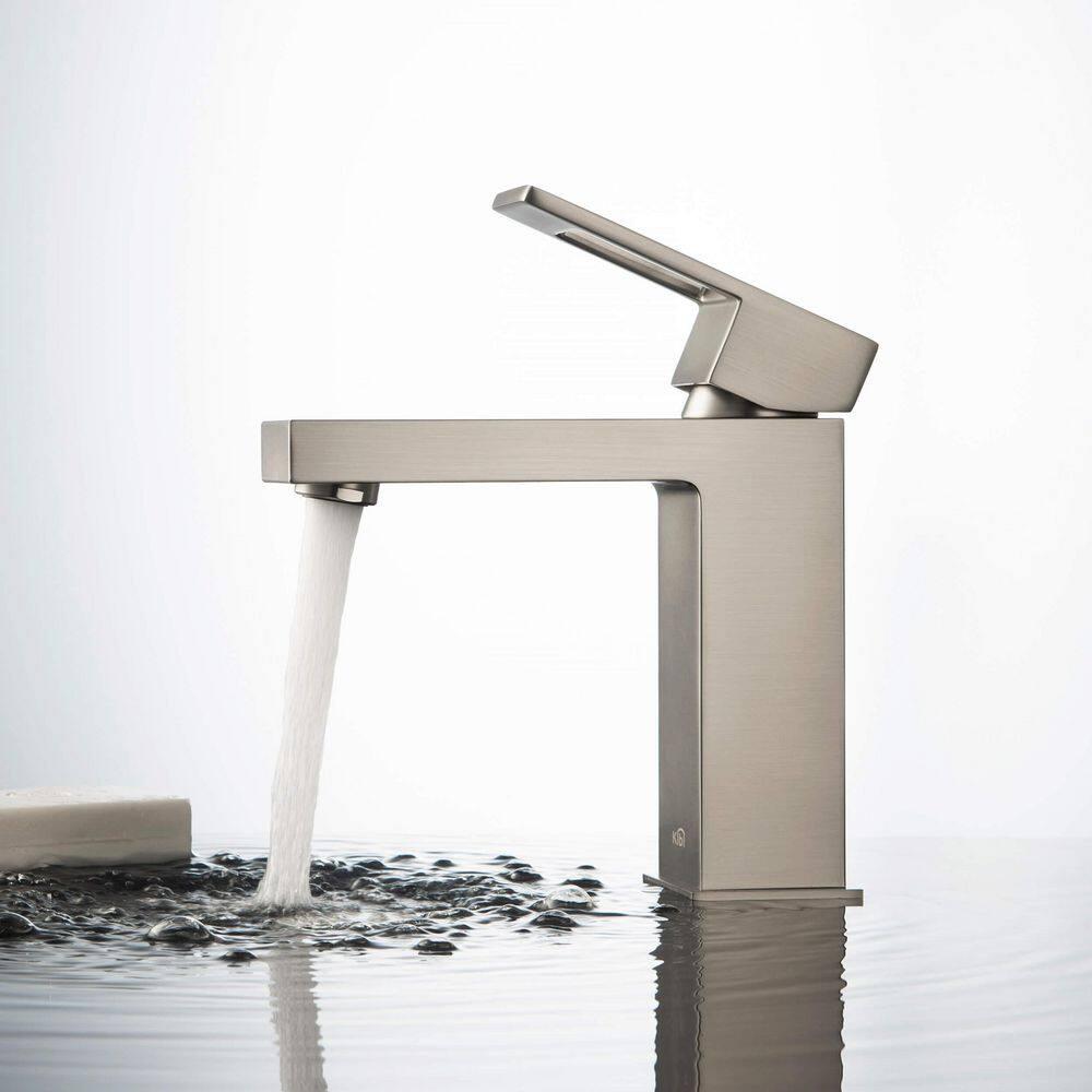 KIBI KBF1002BN Cube Single-Hole Single-handle Bathroom Faucet