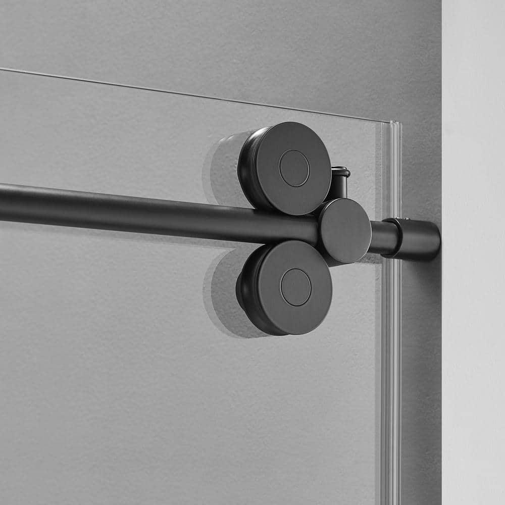 52'' W 74'' H Frameless Rectangle Reversible Shower Enclosure