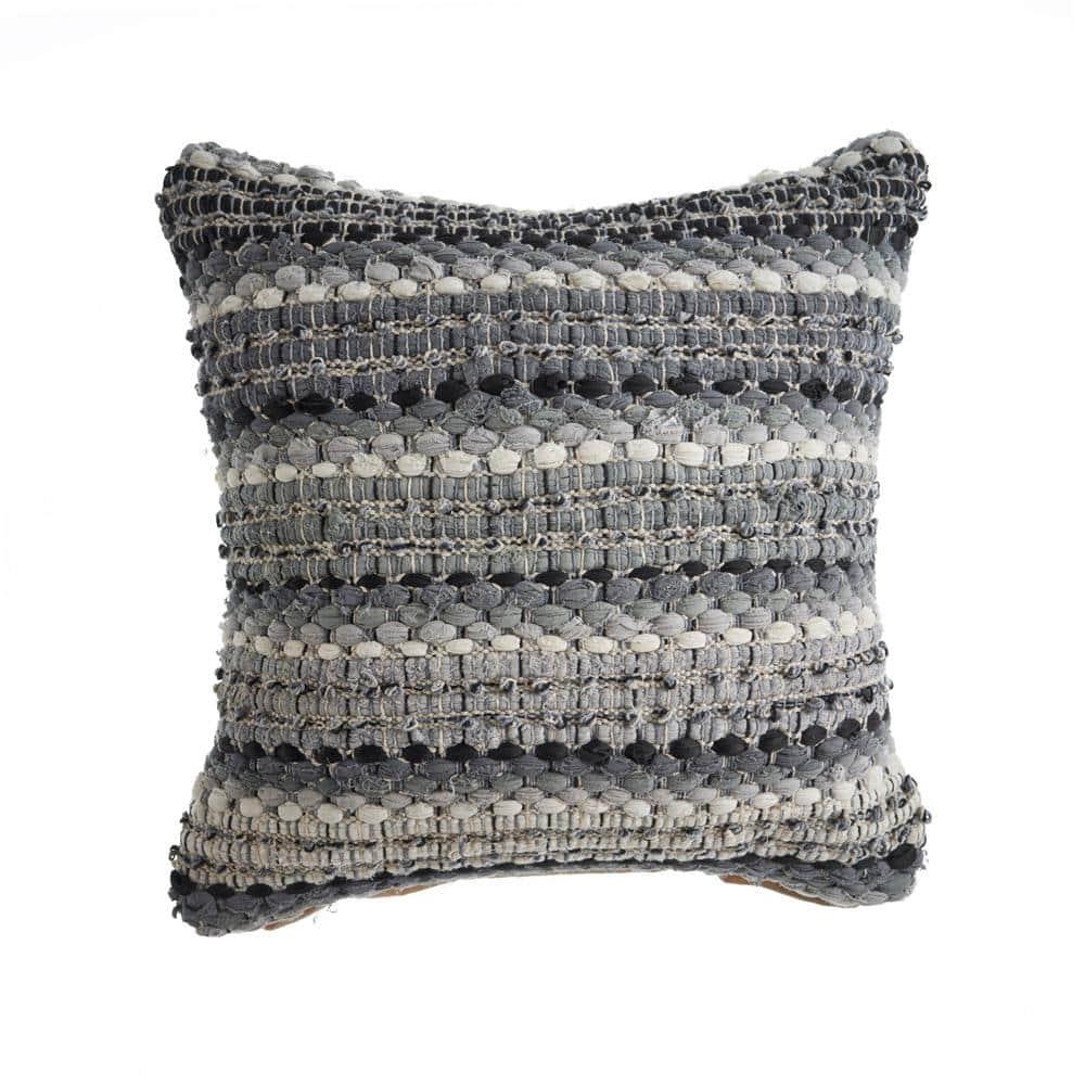 Rajani Home Chhavi Geometric Cotton Throw Pillow