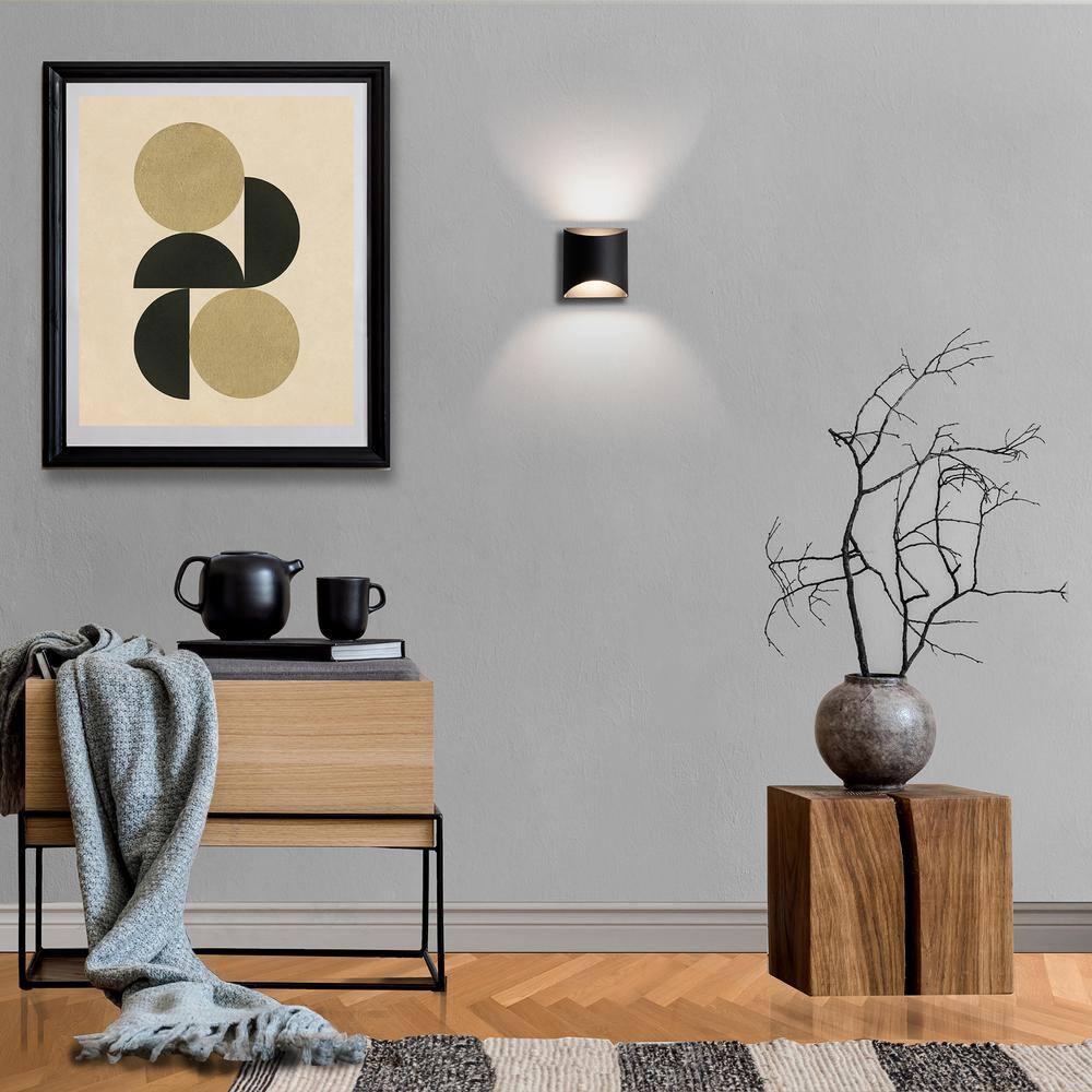 Duet 5.5" LED Wall Sconce With Built-in Color Temperature Adjustability (2700K-3000K-3500K)