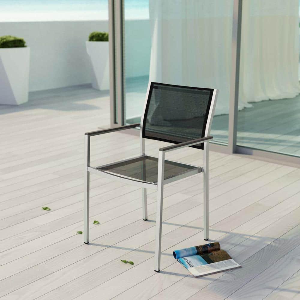 Modway Shore Outdoor Patio Aluminum Dining Chair