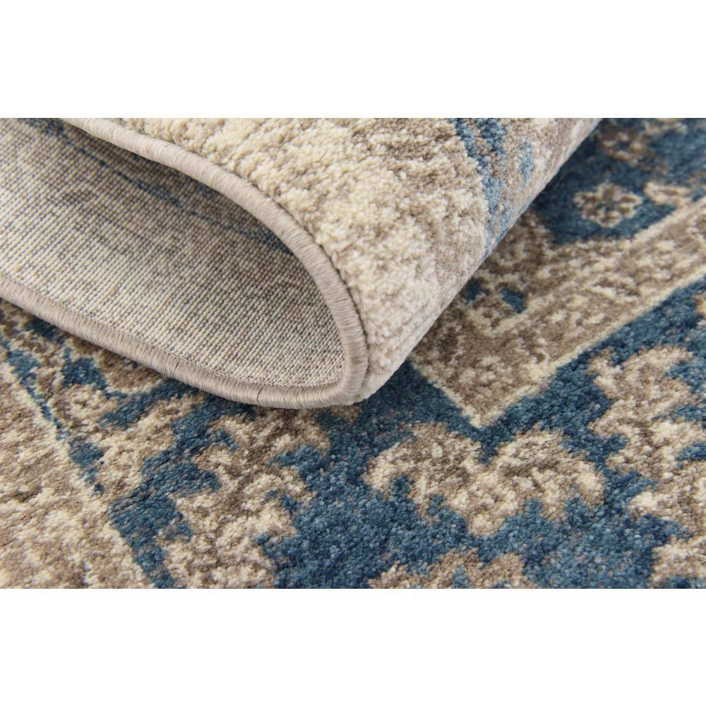 Unique Loom Salzburg Collection Area Rug - Altstadt (5' 1" Square Cream/Gray)