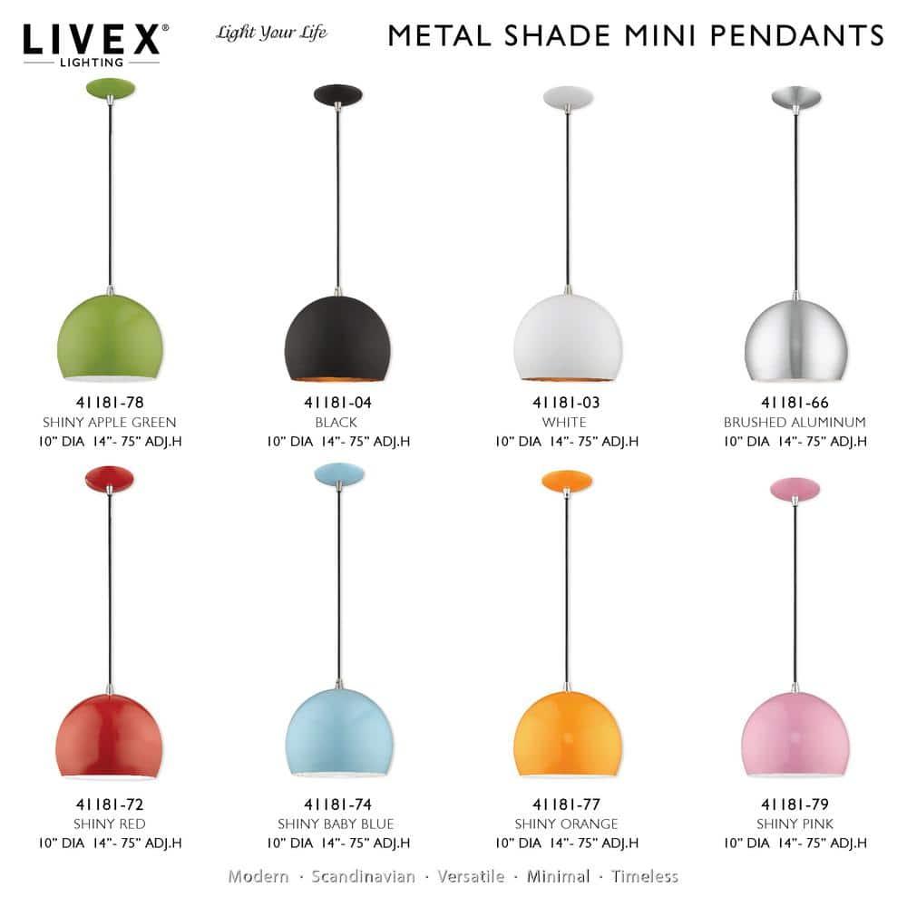 Schultz Single Light Metal Dimmable Pendant