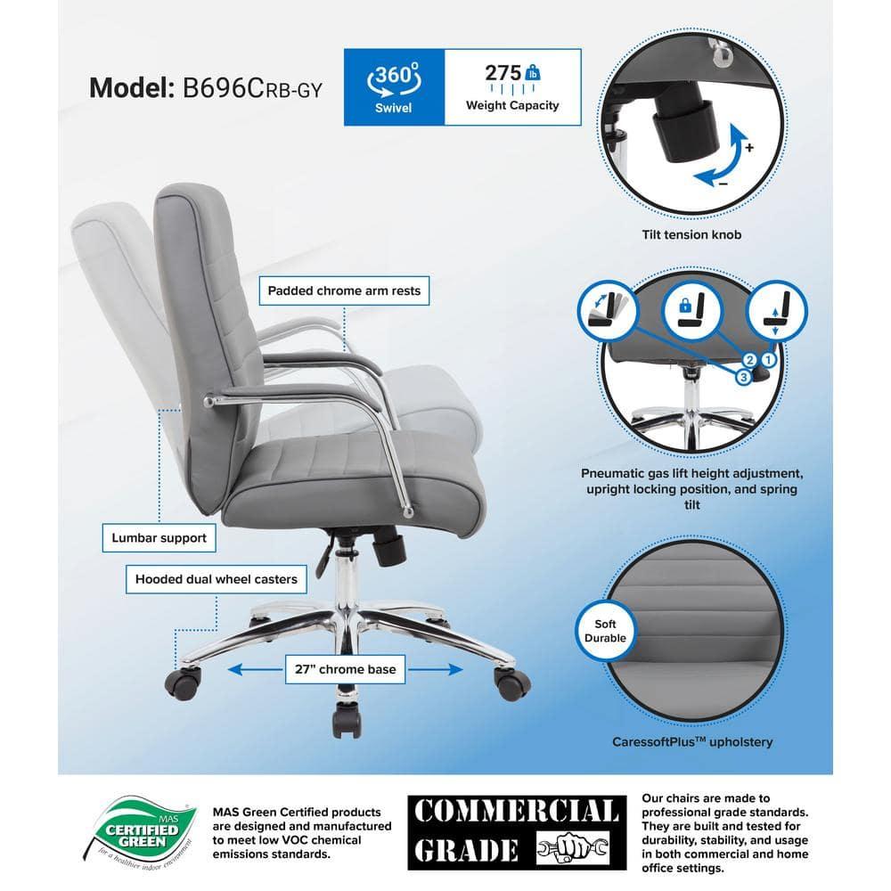 Boss Office Products Vinyl Executive Chair