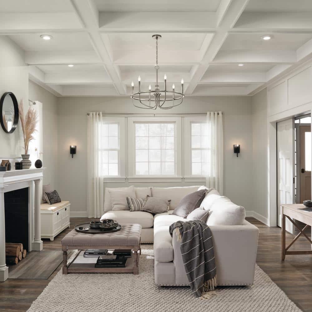 Kichler Lighting Capitol Hill 6 - Light Chandelier in  Brushed Nickel