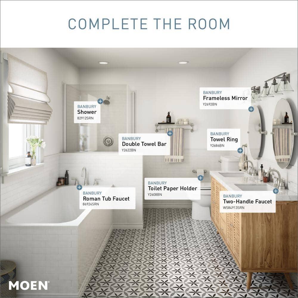 Banbury Double Handle Deck Mounted Roman Tub Faucet Trim