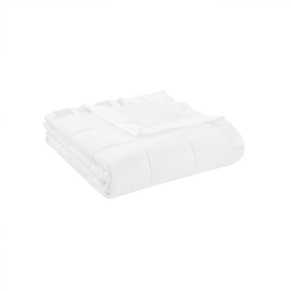 Madison Park Lightweight Down Alternative Blanket with Satin Trim