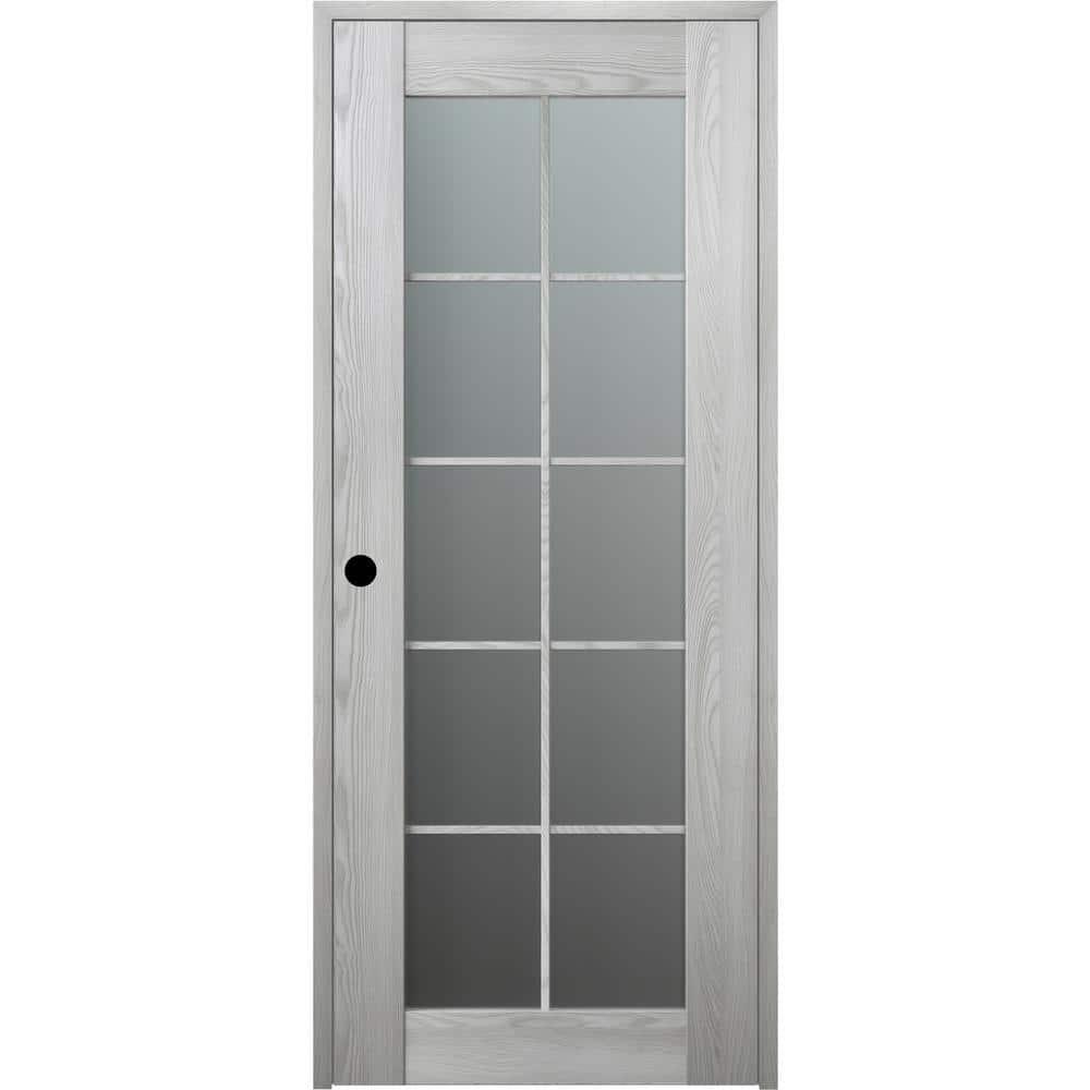 Belldinni Avon 10 Lite Solid Manufactured Wood and Glass Paneled Prefinished Standard Door