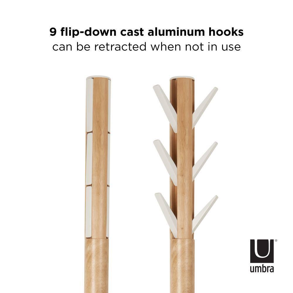 9 - Hook Freestanding Coat Rack