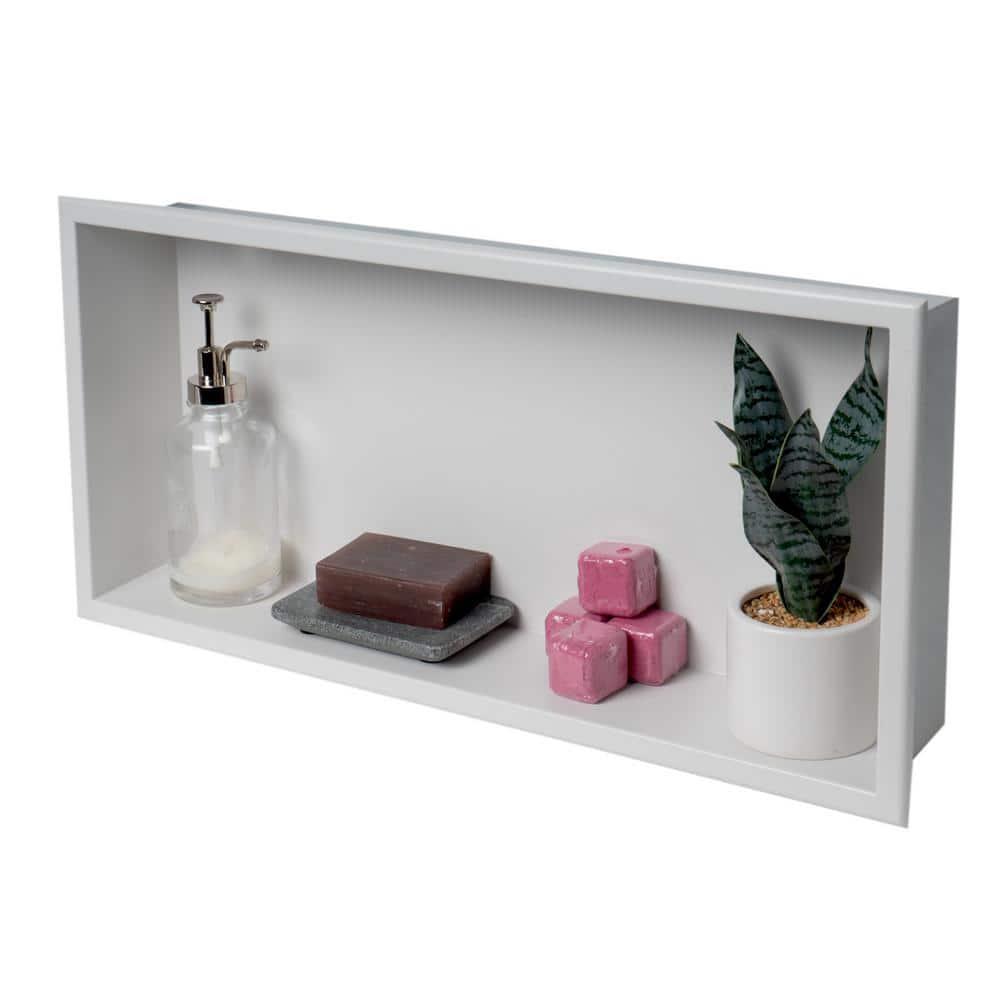 Adhesive Stainless Steel Shower Shelf