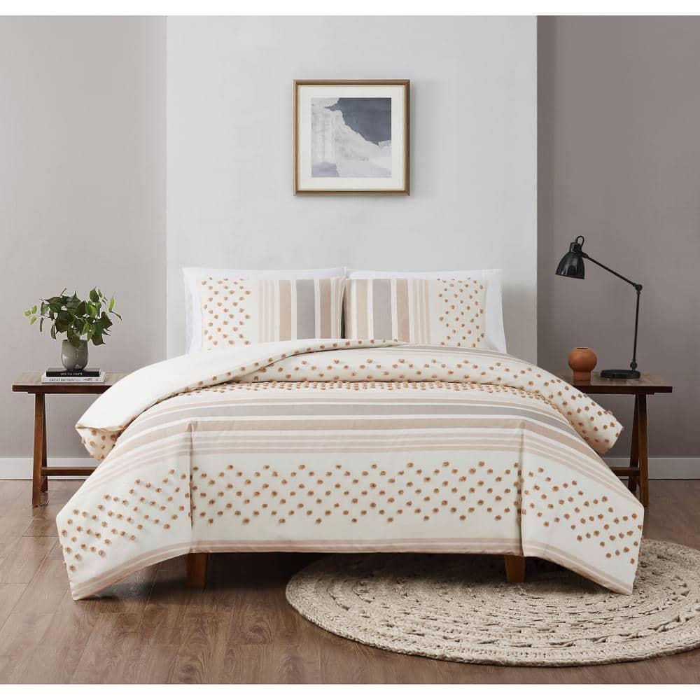 Plain Weave Geometric Shapes Duvet Cover Set