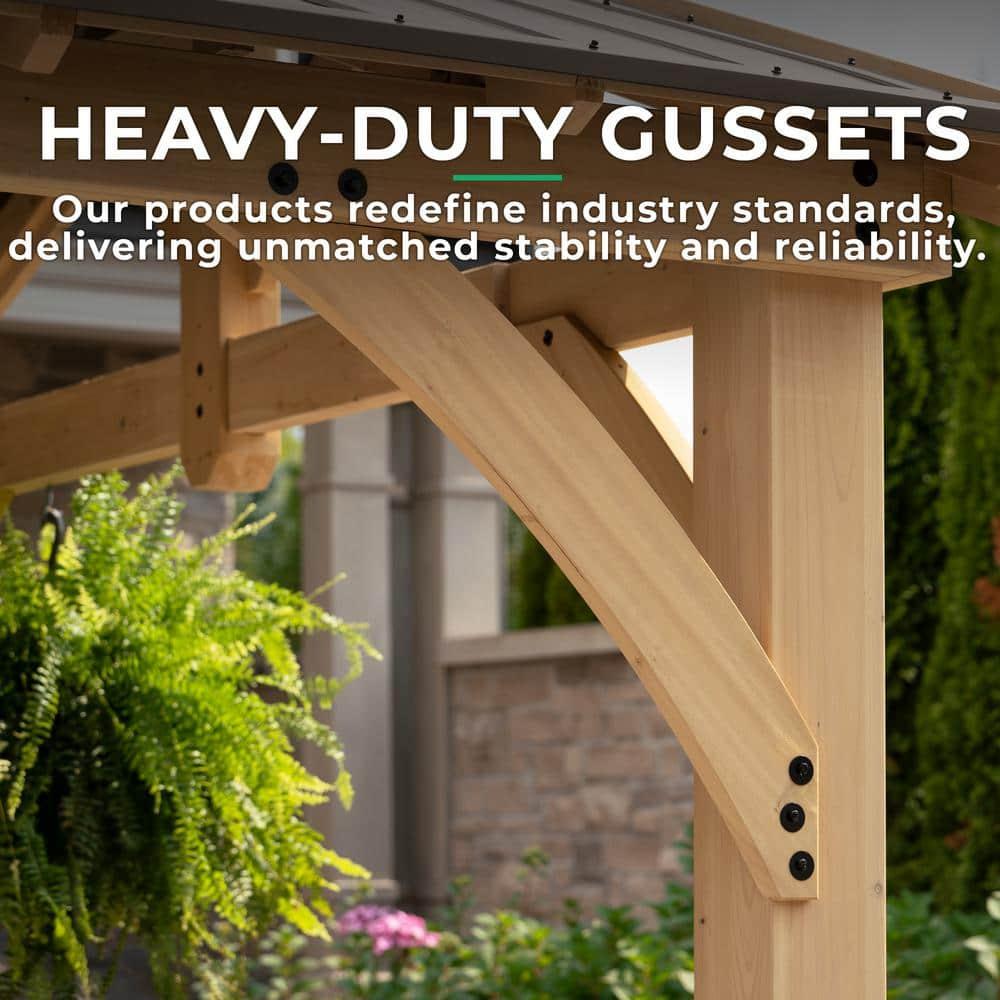 Yardistry 11 x 13 Cedar Carolina Pavilion