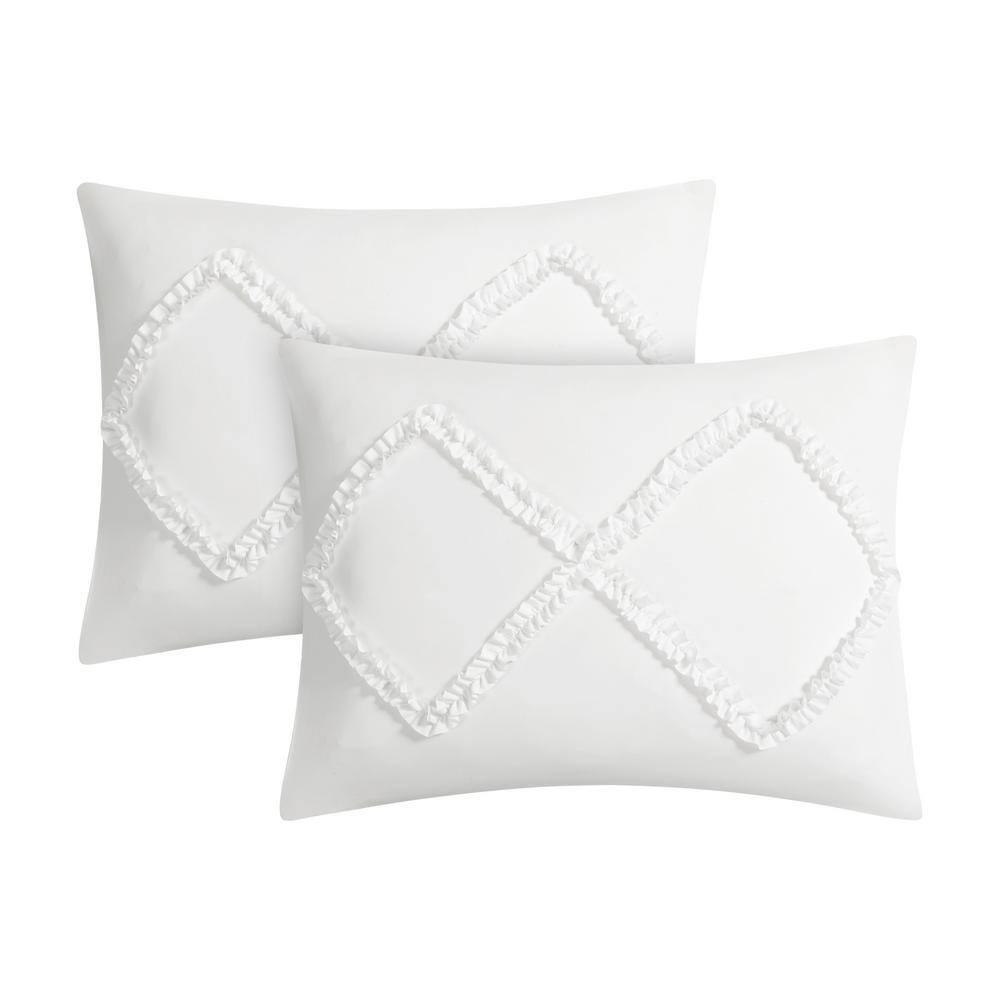 Juicy Couture Juicy Couture Diamond Ruffle Reversible Comforter & Shams Bedding Sets