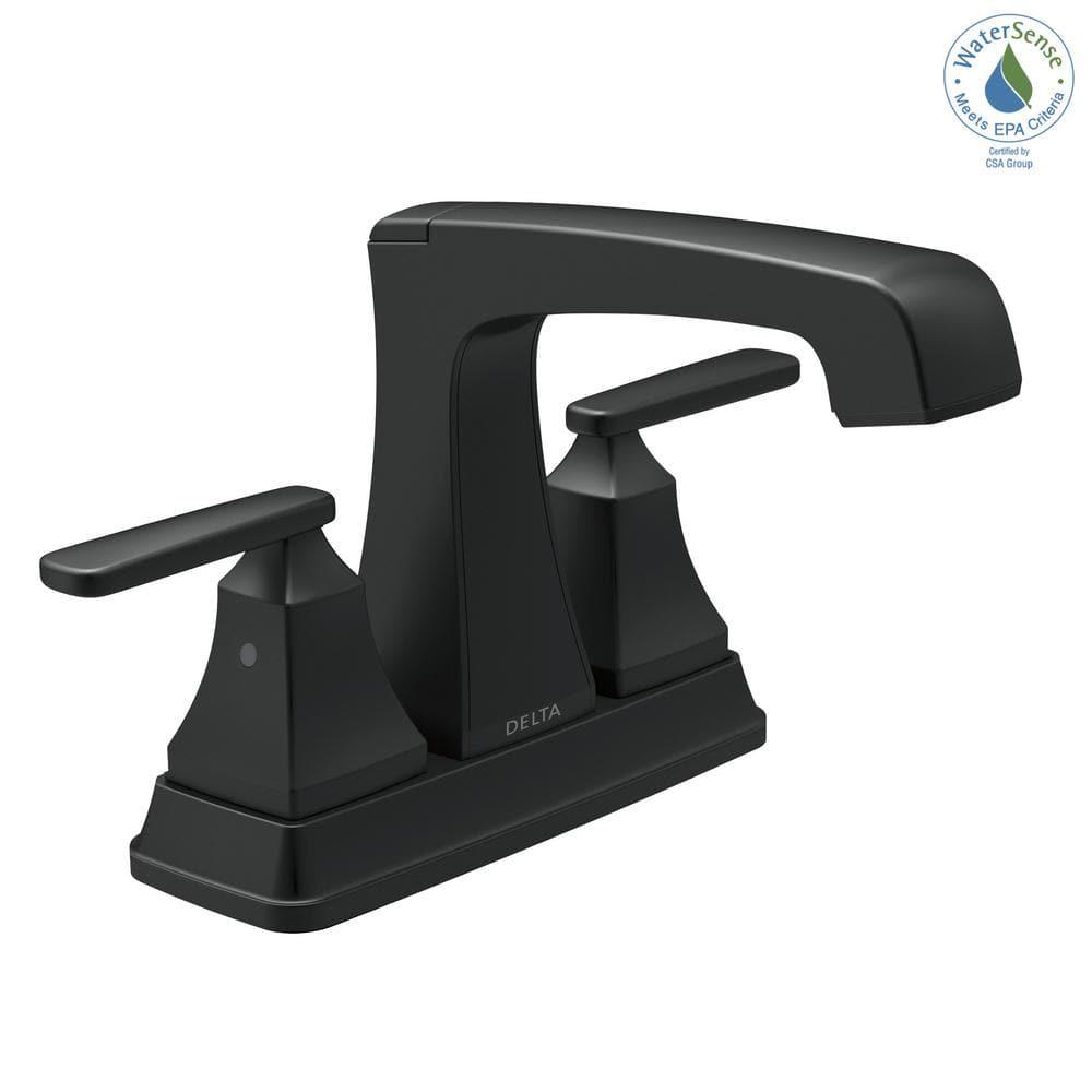 Ashlyn Centerset Bathroom Faucet with Drain Assembly, 2-handle Bathroom Sink Faucet