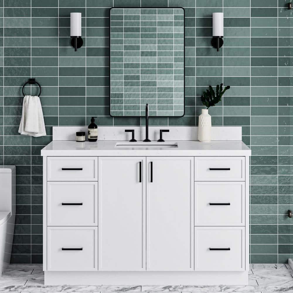 ARIEL Kelley 54 Single Bathroom Vanity Base Only
