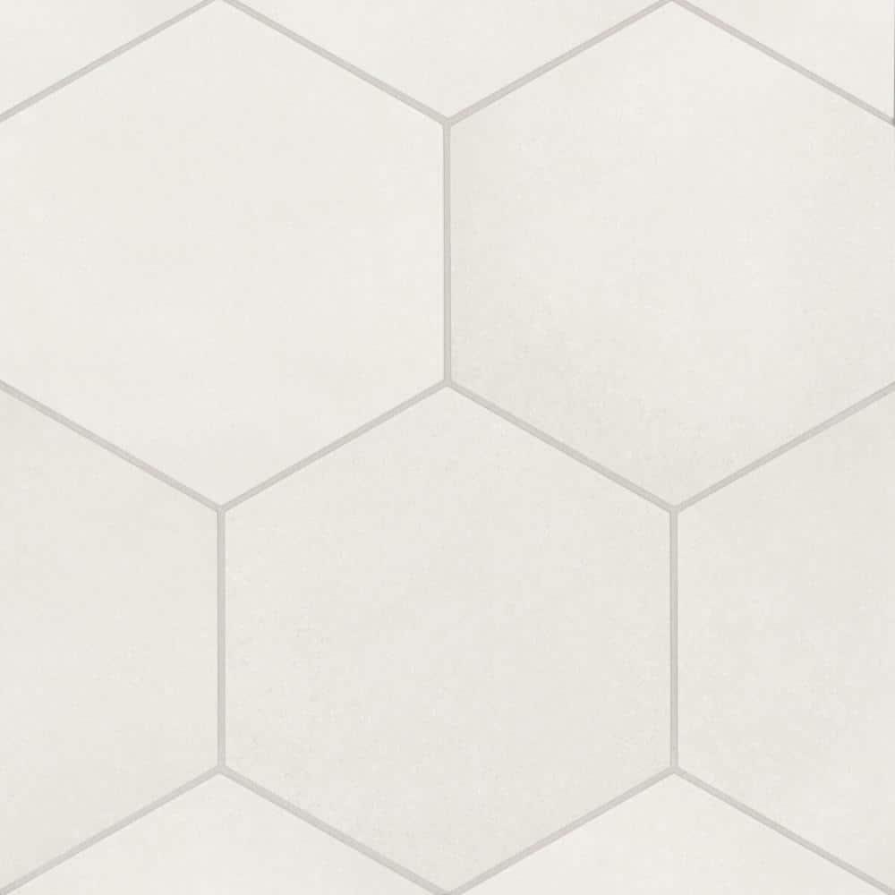 Makoto 18 Pieces - Matte Hexagon Porcelain Tile