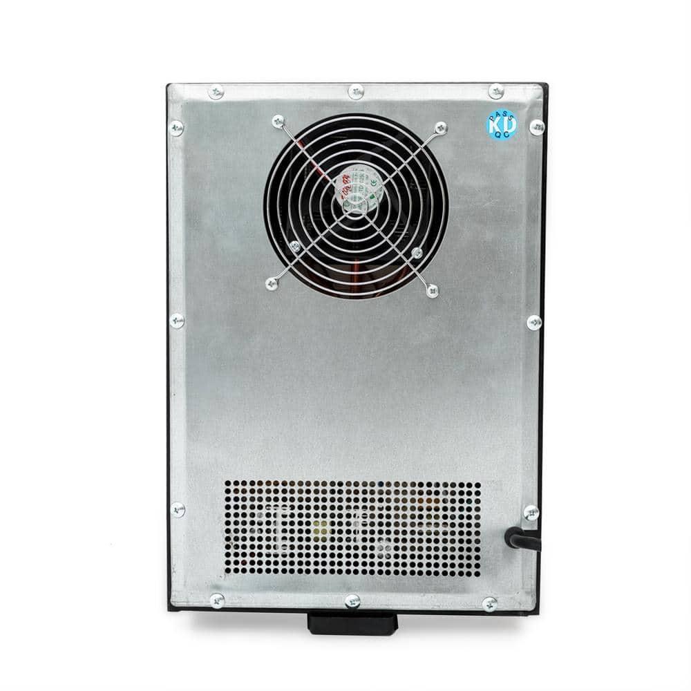 BLACK+DECKER 6 Bottle Wine Fridge, Thermoelectric Small Wine Cooler, Mini Wine Fridge with Triple Pane Clear Glass Door