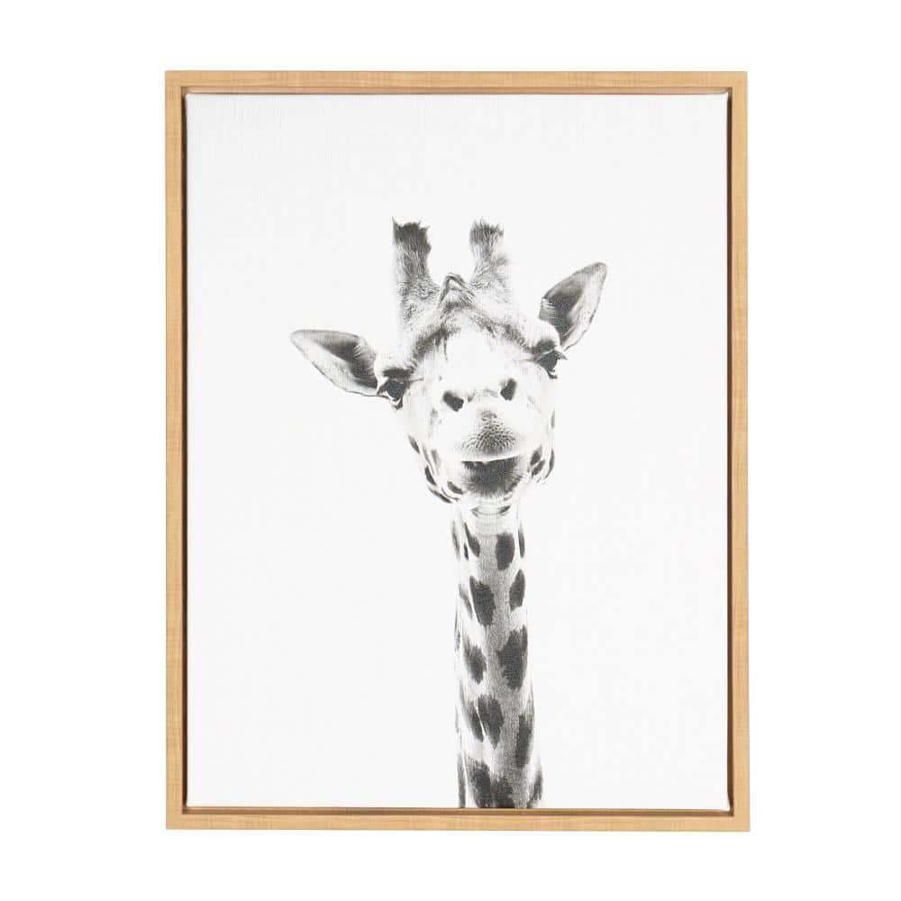 " Giraffe Portrait " by Simon Te