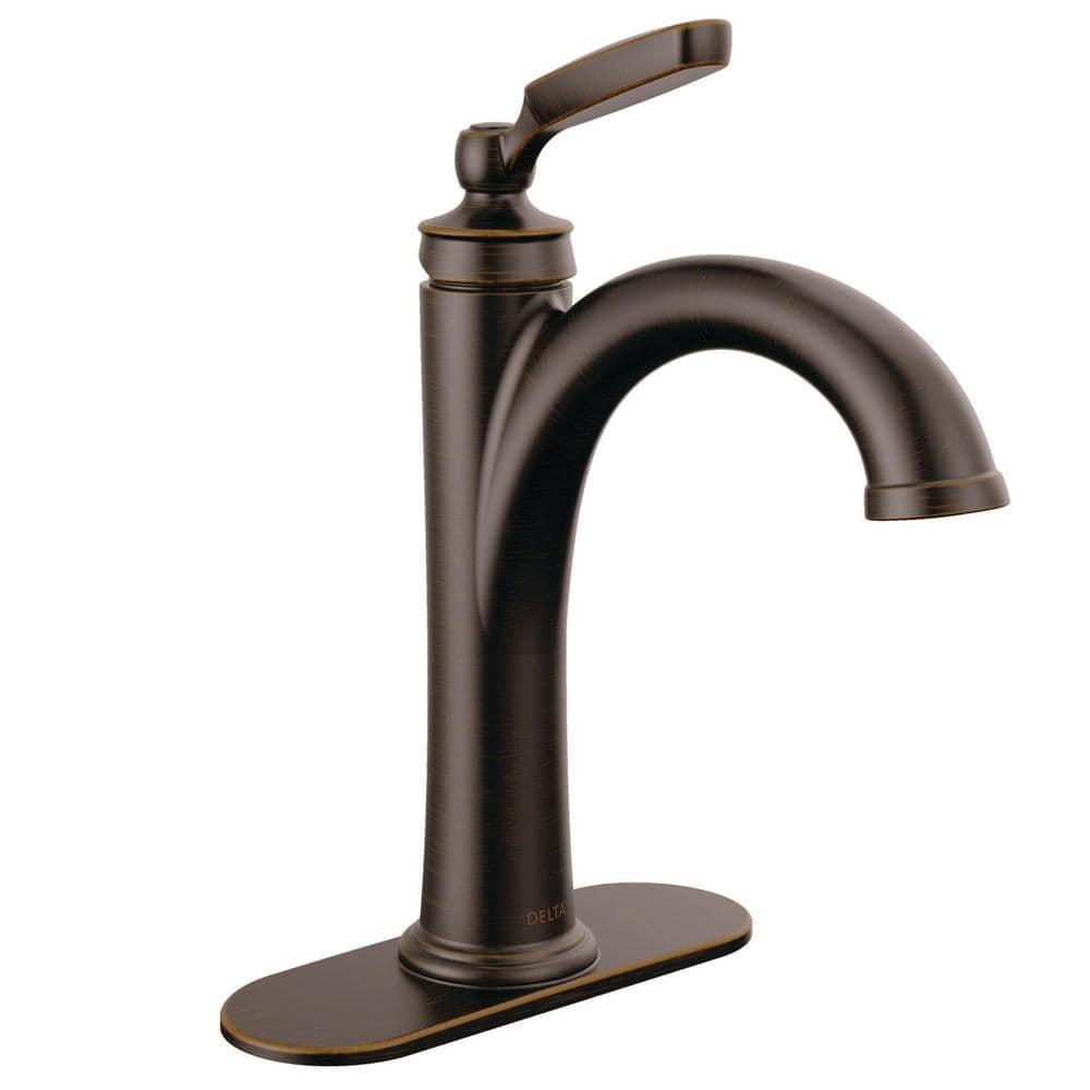 Woodhurst Single Hole Bathroom Faucet with Drain Assembly