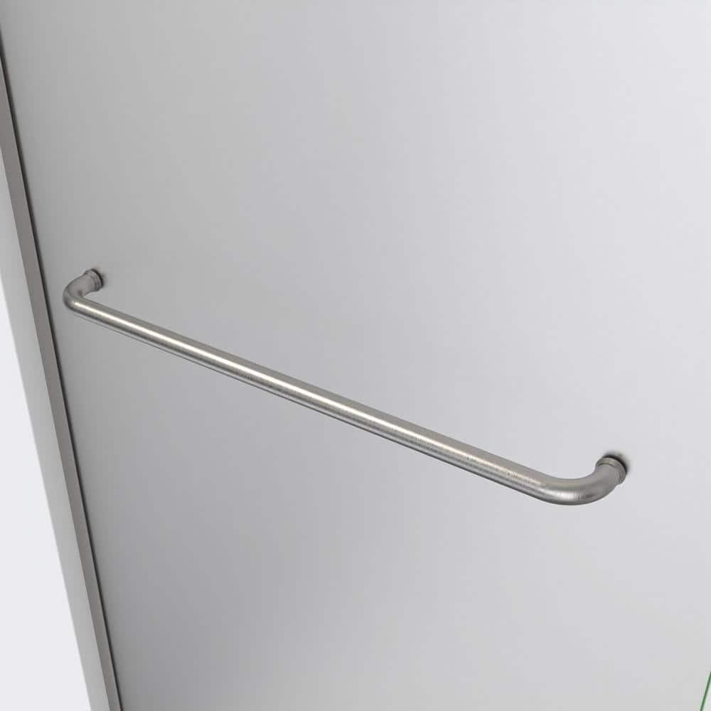 DreamLine Linea 30 in. W x 72 in. H Frameless Shower Screen with Towel Bar