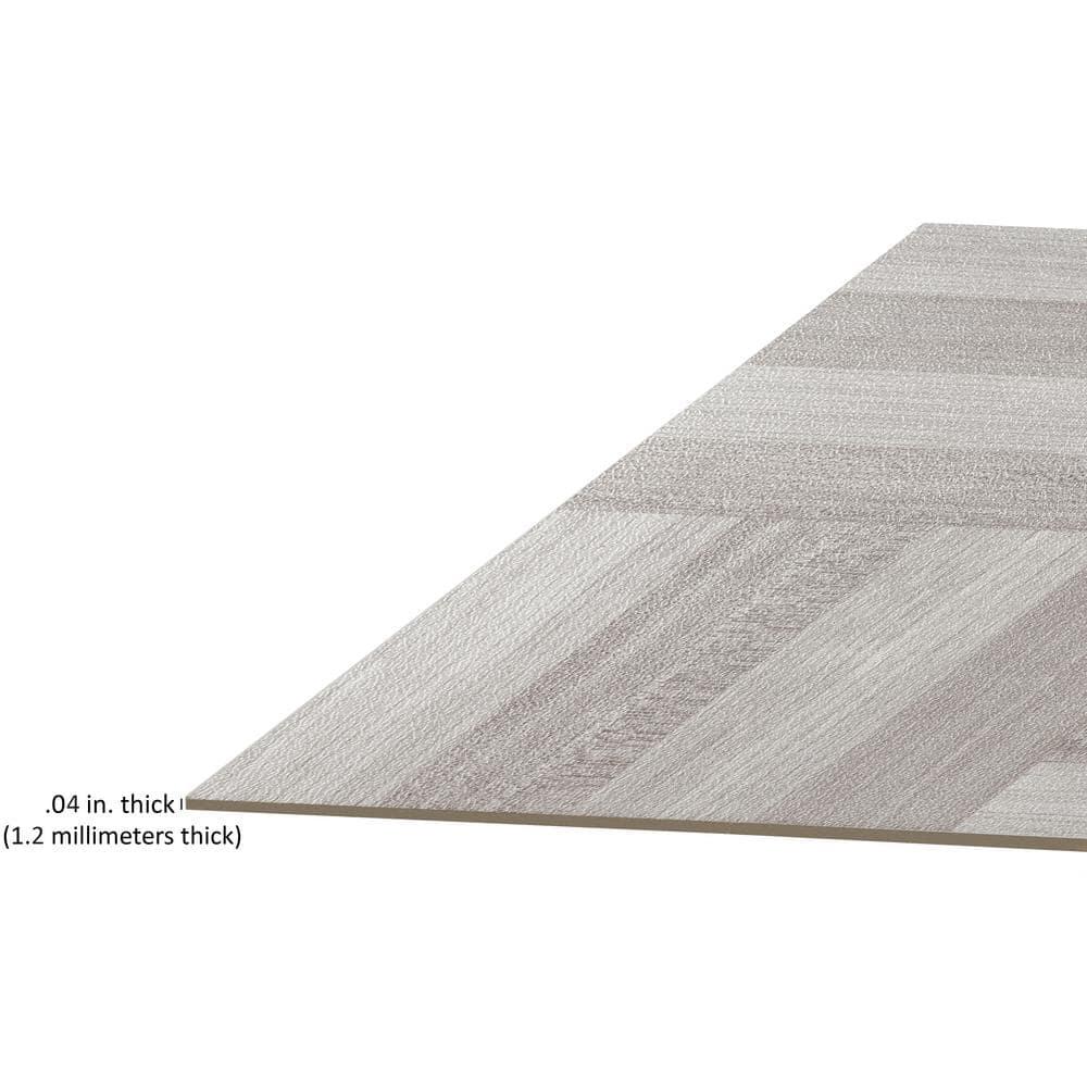 12" x 12" x 1.2mm Oak Vinyl Tile