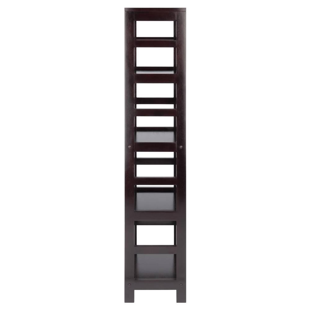 55" 4 Section Narrow Bookshelf Espresso - Winsome