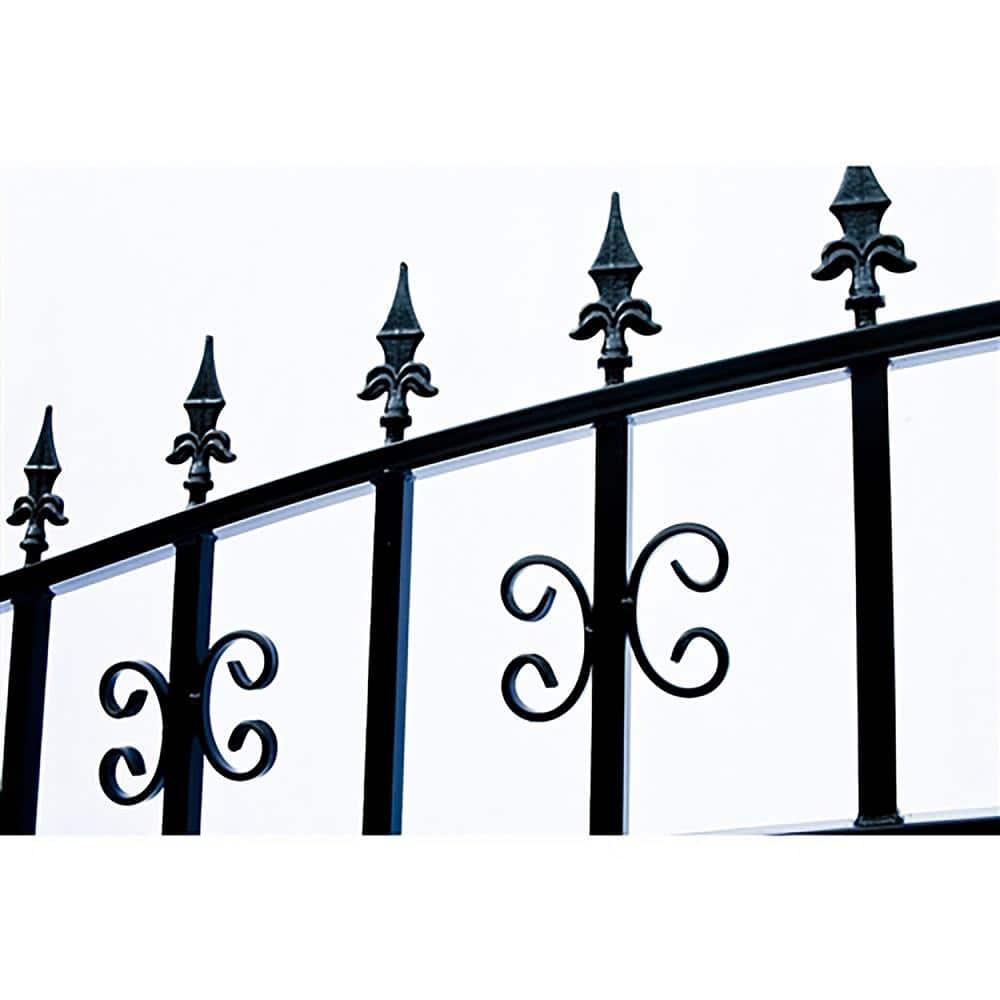 ALEKO Steel Dual Swing Driveway Gate - VENICE Style