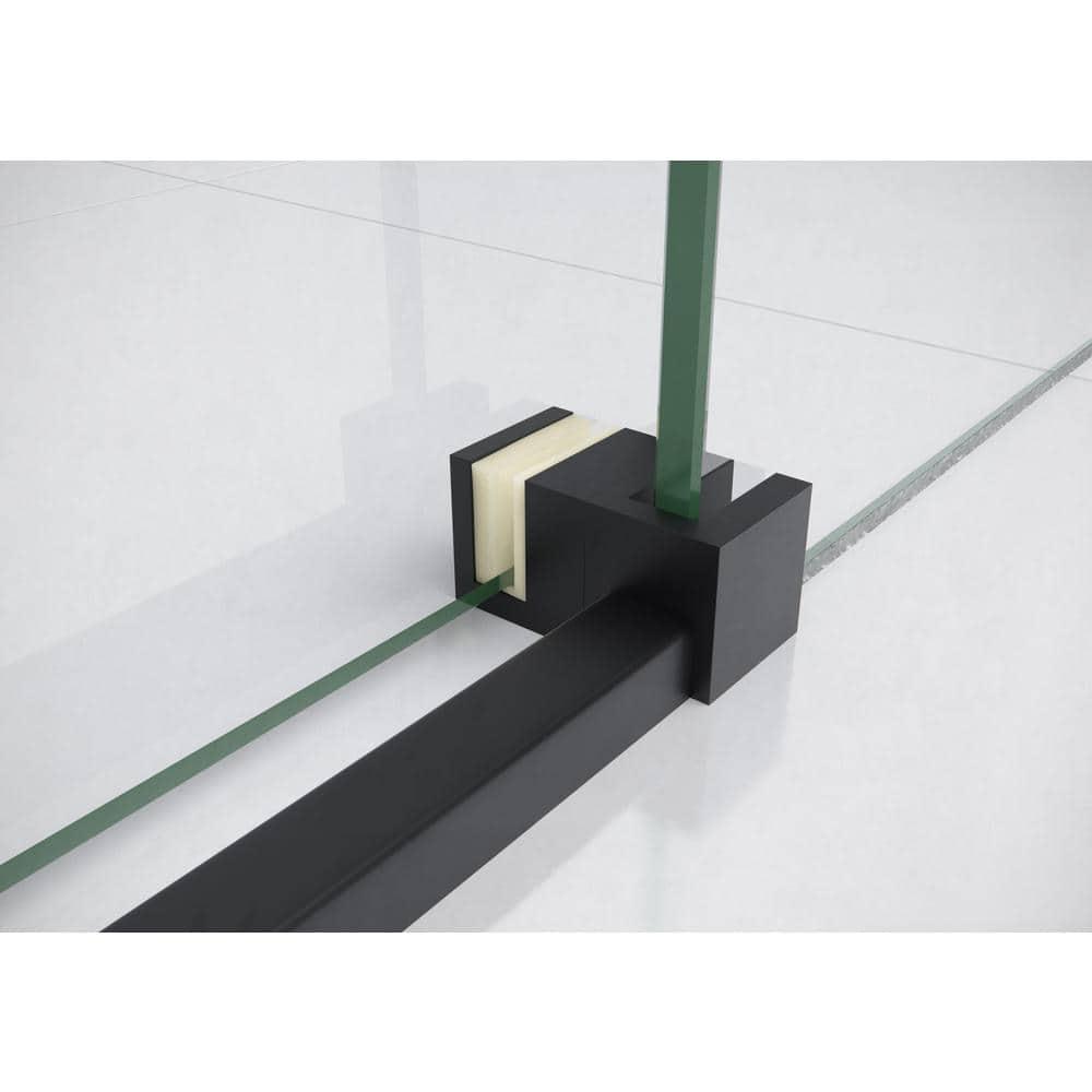 Astro 60 - 64 in. x 78 in. Fully Frameless Glass Sliding Shower Door