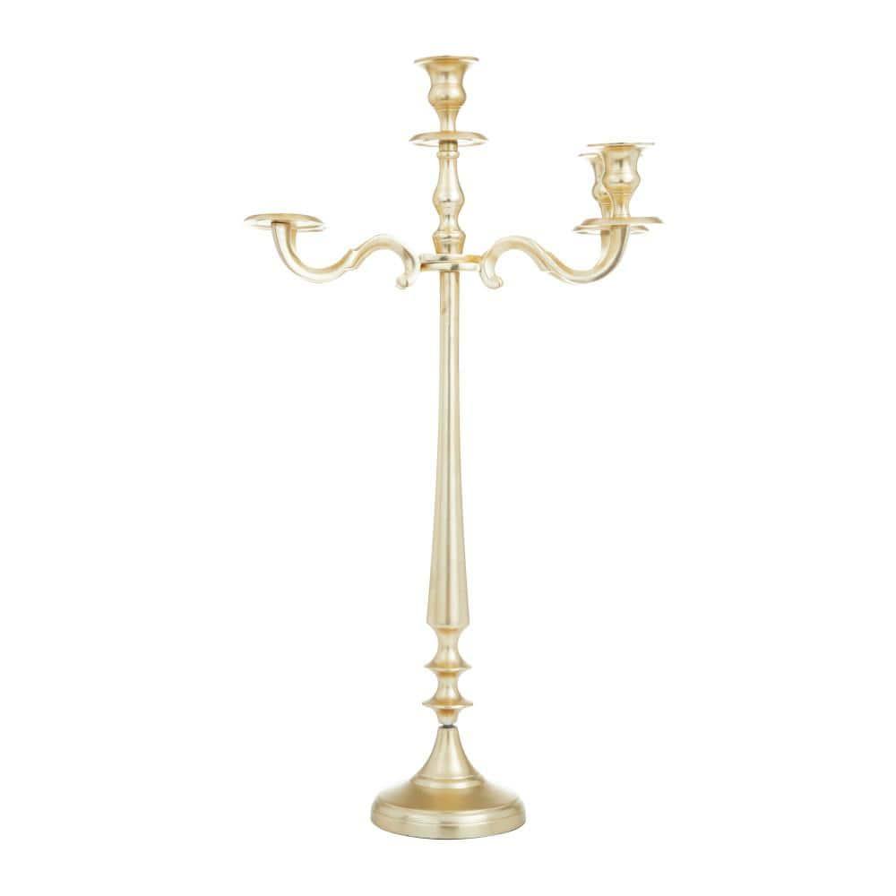 Grayson Lane 5 Candle Aluminum Candelabra Candle Holder
