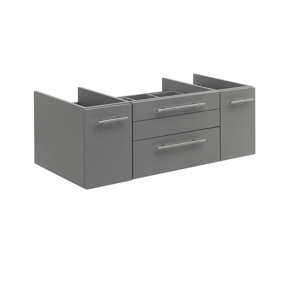 Fresca Lucera 42" Wall Mount Single Vessel Sink Bathroom Vanity Base Only (Top & Sink Not Included)