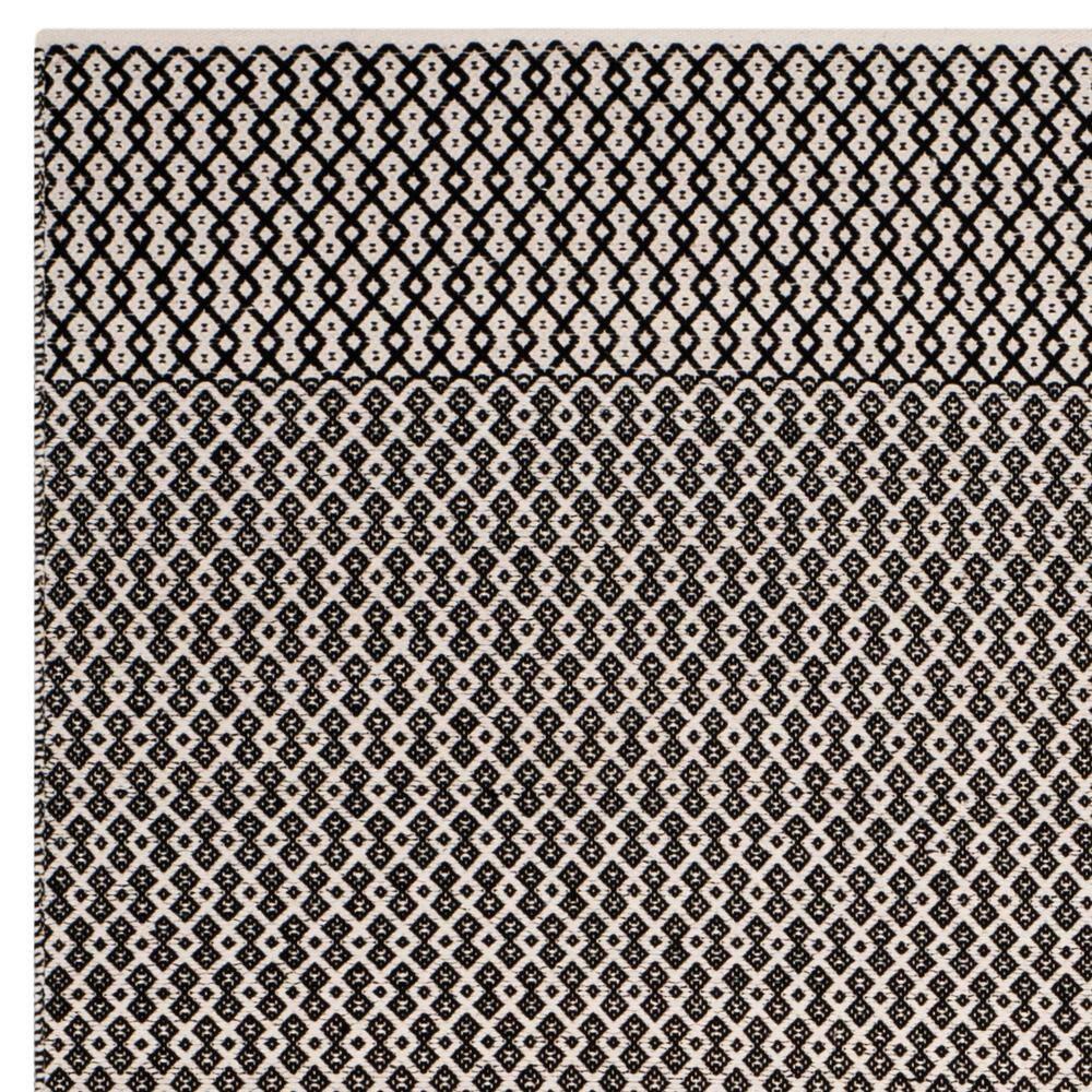 Montauk MTK339 Hand Woven Indoor Area Rug - Ivory/Black - 8'x10' - Safavieh