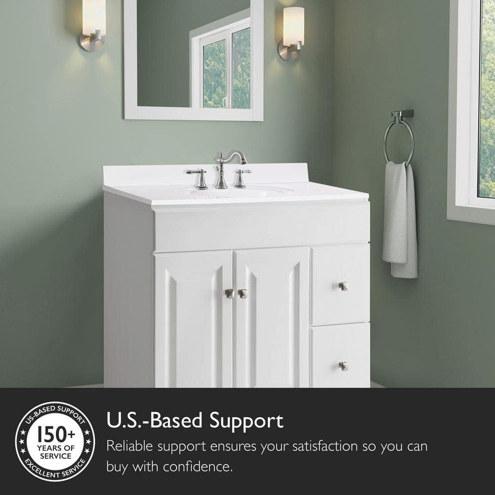 Cultured Marble Vanity Top with Backsplash