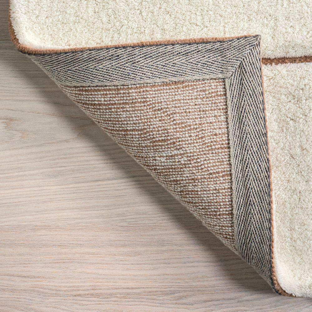 Ivy Bronx Brega Geometric New Zealand Wool Area Rug