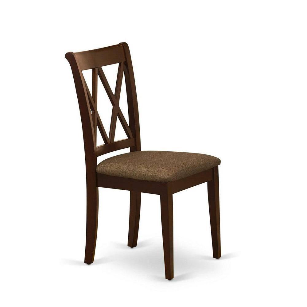 East West Furniture Norfork 5-piece Traditional Wood Dining Set in Mahogany