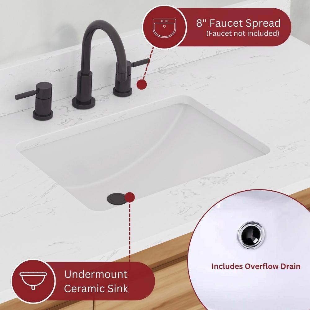 Avanity Coventry 73'' Double Bathroom Vanity with Marble Top