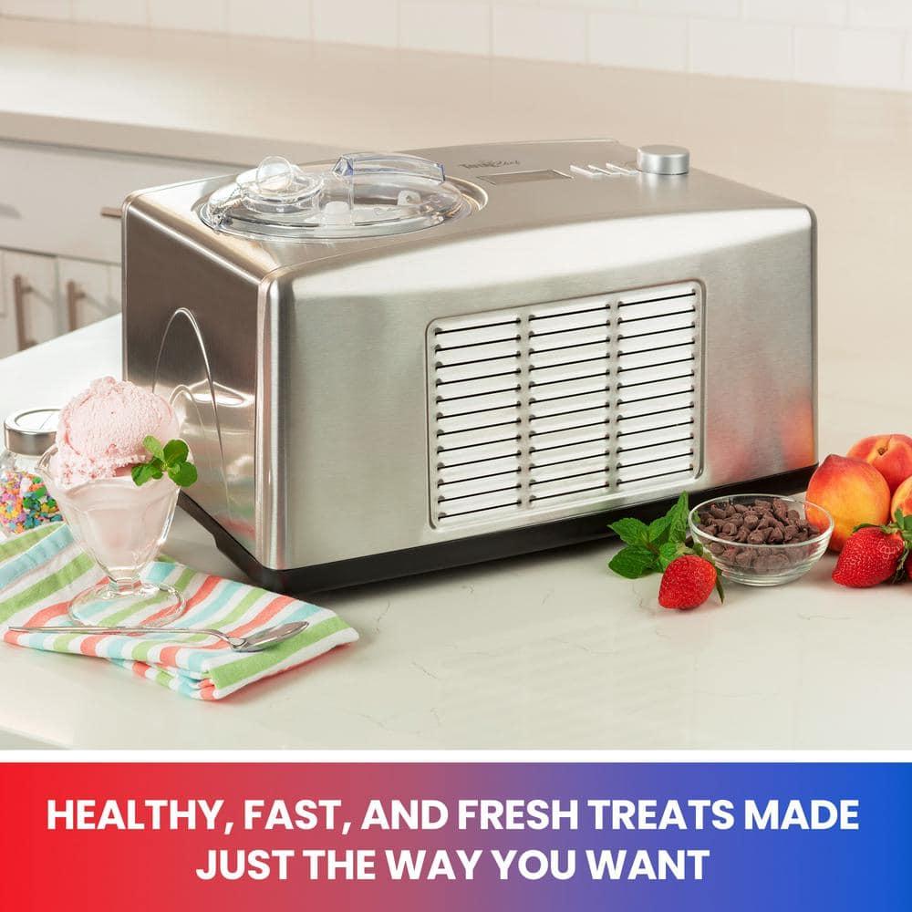 Total Chef 2 in 1 Automatic 1.6 Qt. Ice Cream Maker, 1.5L Yogurt Maker