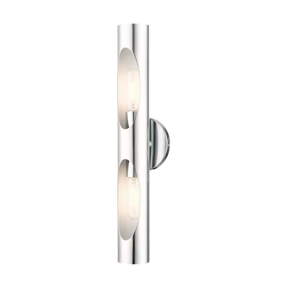 Livex Lighting Novato 2 - Light Wall Light in  Polished Chrome