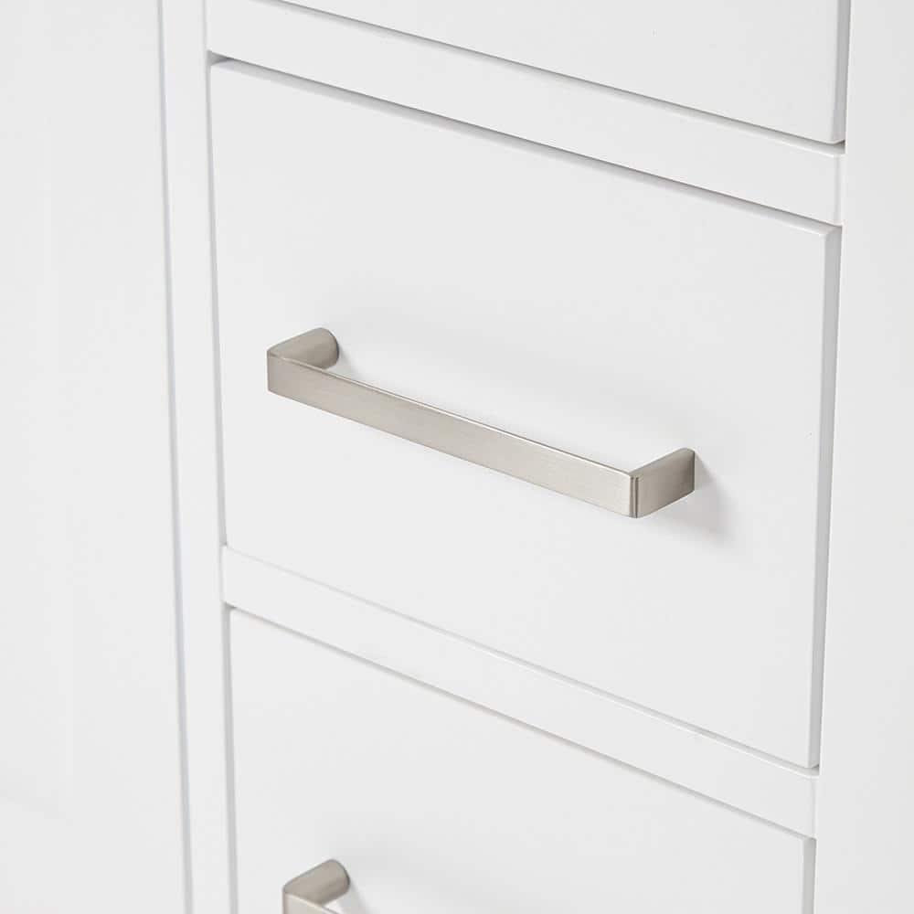 Ariel A061d-Bc Cambridge 60" Double Free Standing Vanity Cabinet Only - White