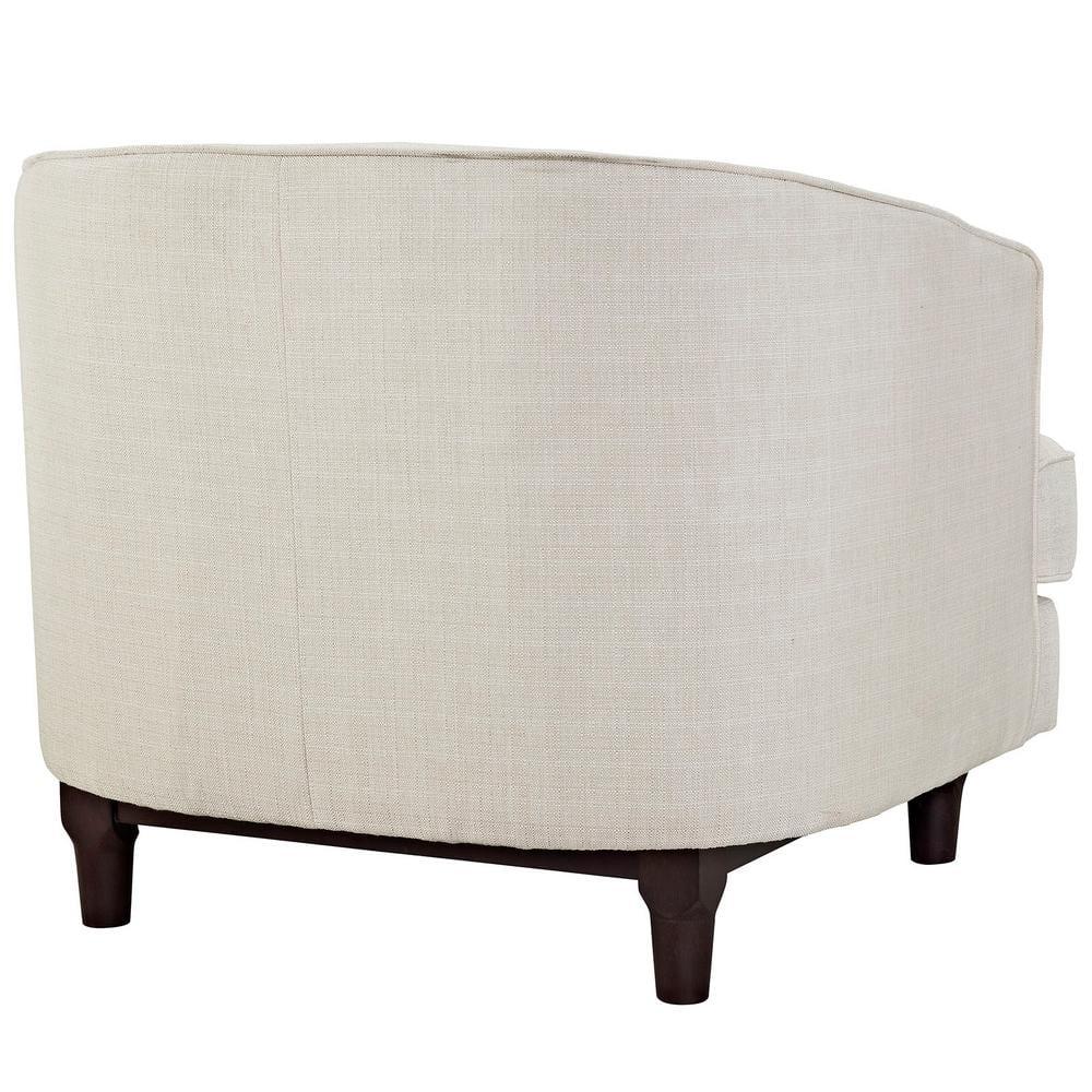 Ergode Coast Upholstered Fabric Armchair - Beige