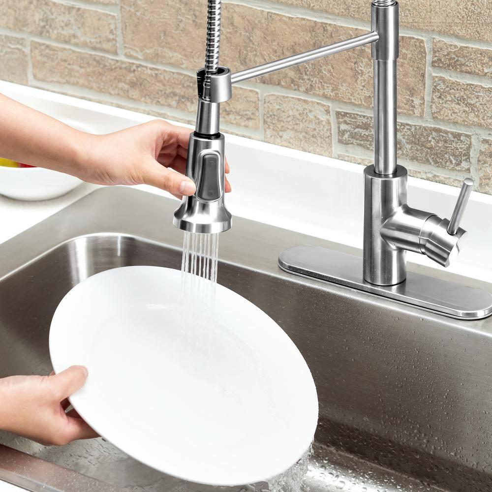 Tosca H91K-51D-SS Tosca Ferrara Pull Down Kitchen Faucet with Soap Dispenser
