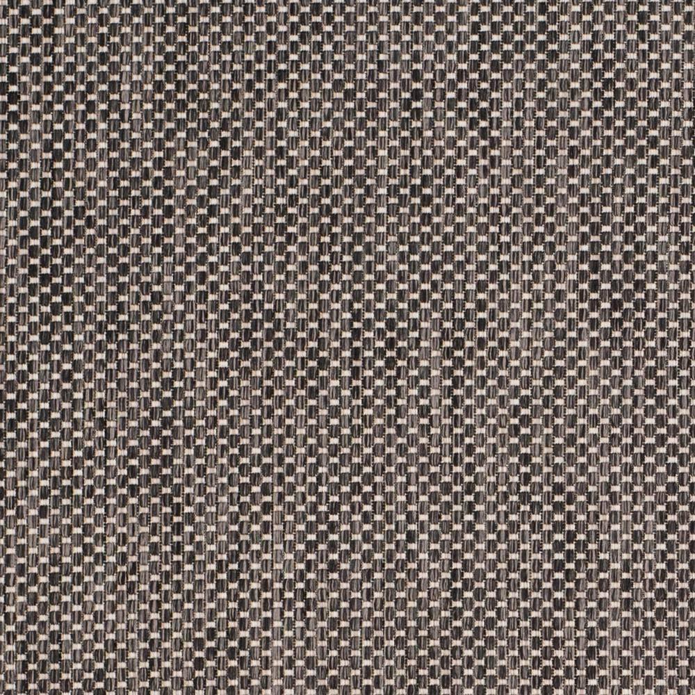 Courtyard CY8521 Power Loomed Indoor/Outdoor Area Rug - Black/Beige - 5'3"x5'3" - Safavieh.