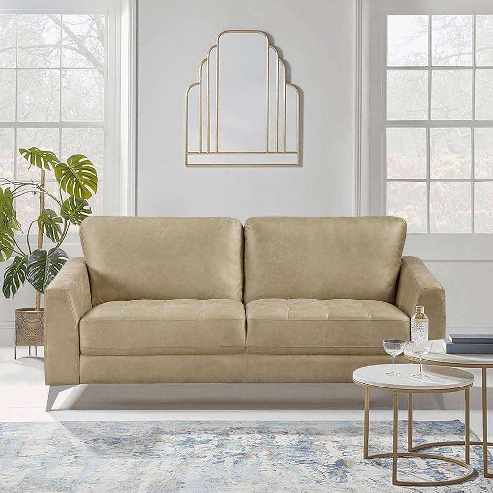 Lexicon Cazon Microfiber Sofa in Sand